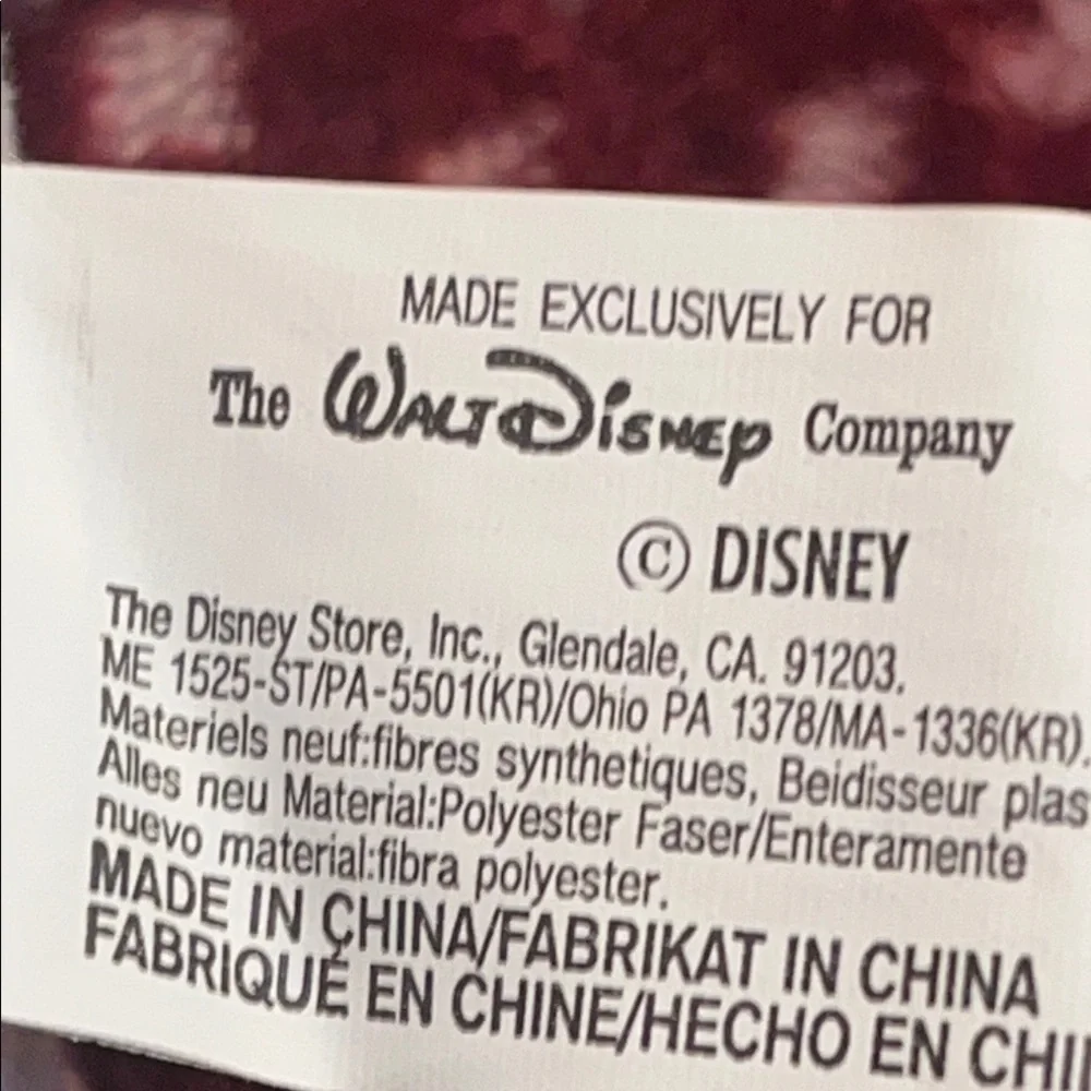 The Disney Store Mini Bean Bag Fireman Dalmatian Eeyore Halloween 9